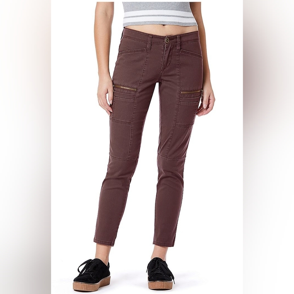 Union Bay Blaire Stretch Twill Skinny Utility Moto Pant